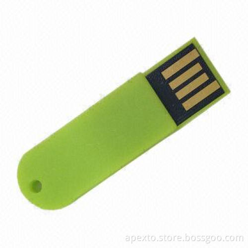 Fashionable Mini USB Flash Drive for Sales and Gifts, 5.5Mbps Writing Speed